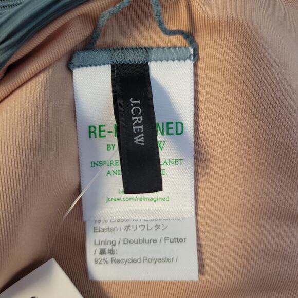 NWT J.Crew Ribbed High Rise Cheeky Bikini Bottom Vacation Summer Resort Size XXS - Picture 5 of 6